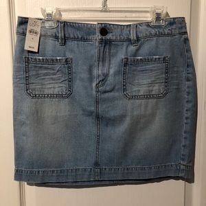 Lt blue jean skirt